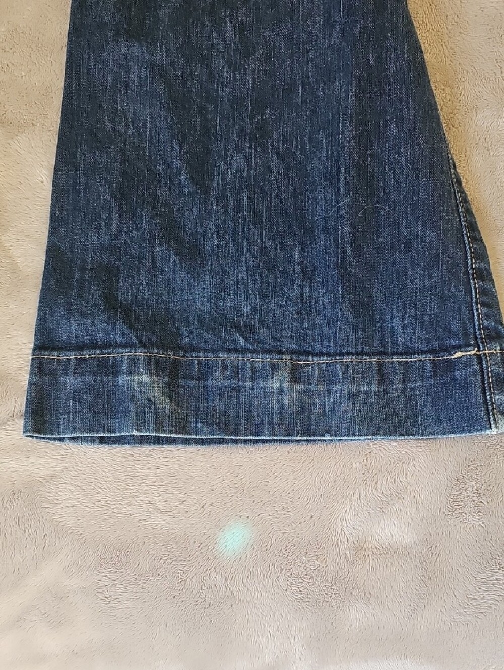 Dark Blue Women's Flared Jeans - Picture 10 of 15
